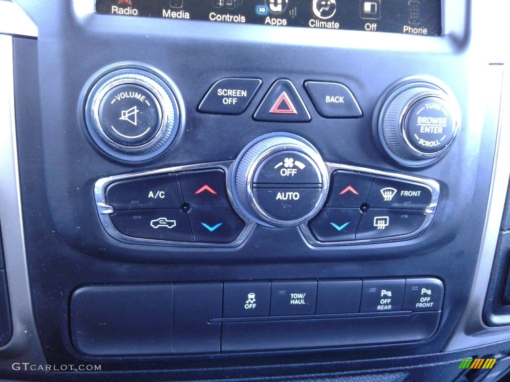 2017 1500 Big Horn Crew Cab - Maximum Steel Metallic / Black/Diesel Gray photo #26