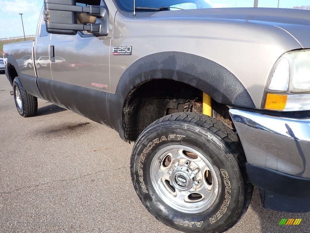 2004 F250 Super Duty Lariat SuperCab 4x4 - Arizona Beige Metallic / Medium Parchment photo #3