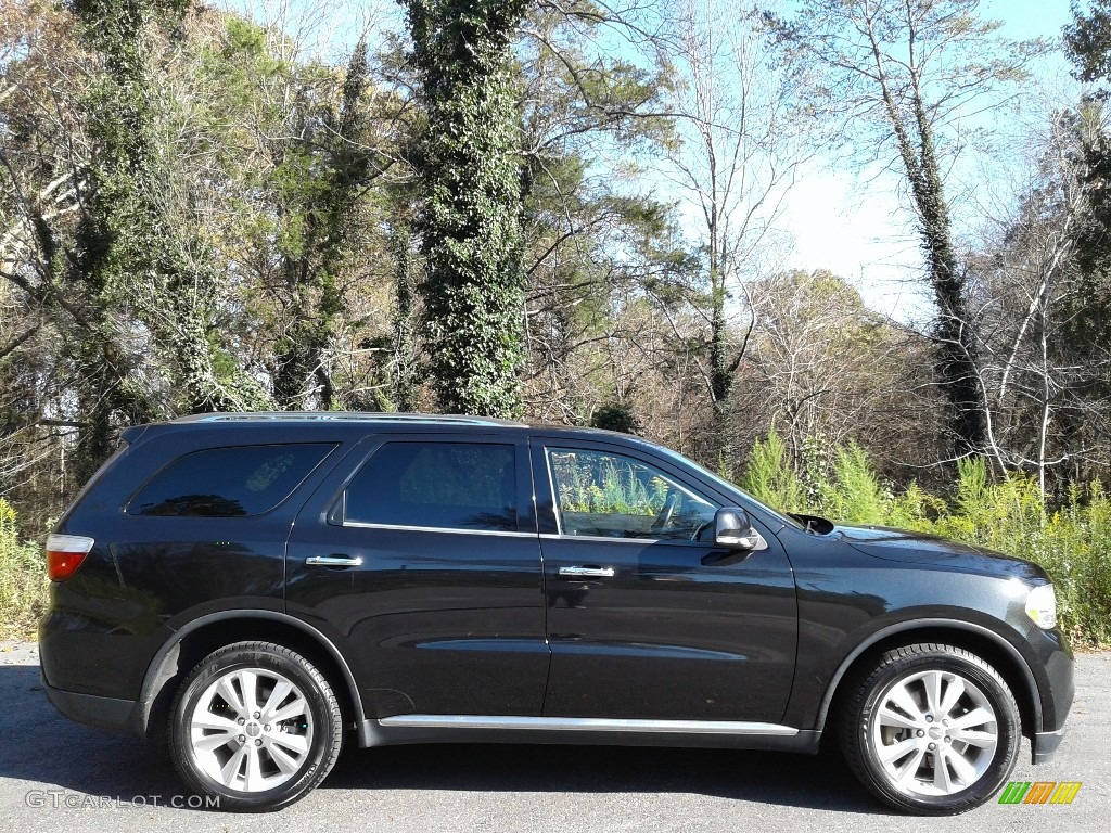 Brilliant Black Crystal Pearl 2013 Dodge Durango Crew AWD Exterior Photo #140206632