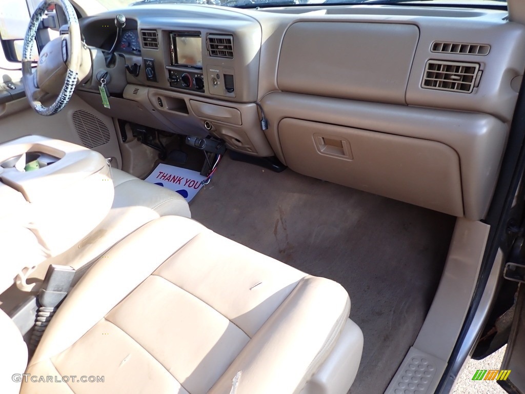 2004 F250 Super Duty Lariat SuperCab 4x4 - Arizona Beige Metallic / Medium Parchment photo #22