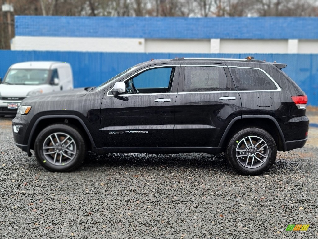 Diamond Black Crystal Pearl 2021 Jeep Grand Cherokee Limited 4x4 Exterior Photo #140206686