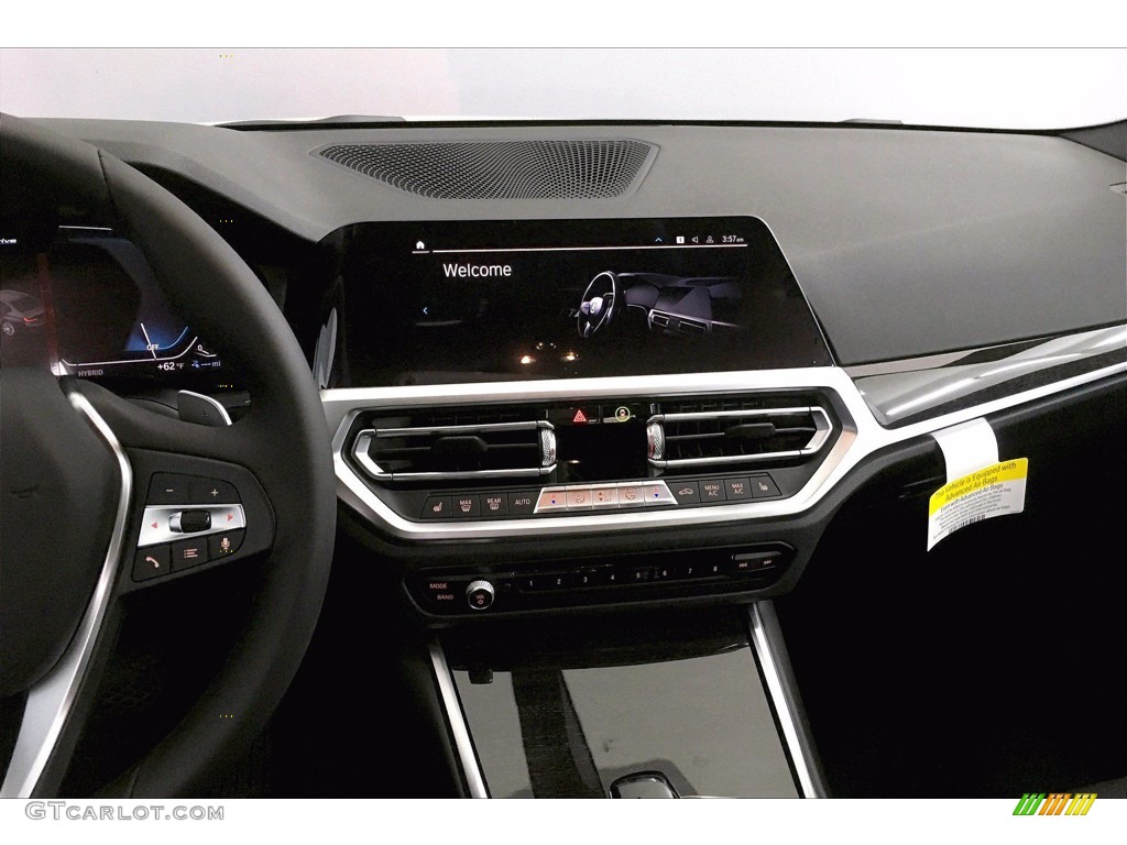 2021 3 Series 330e Sedan - Alpine White / Black photo #6