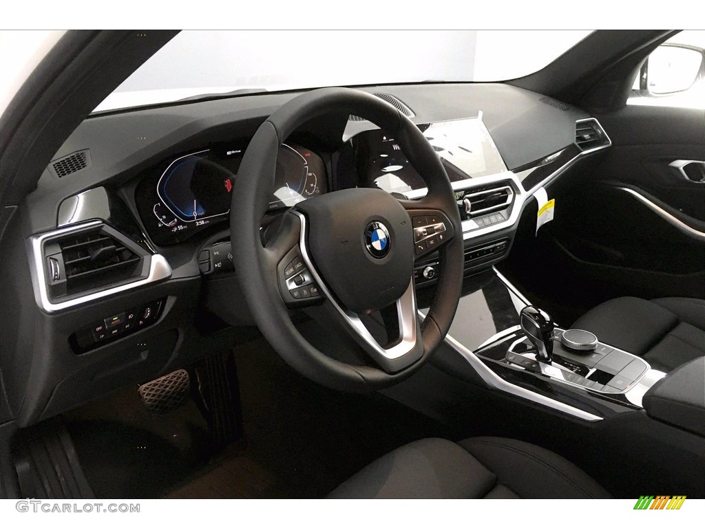 2021 3 Series 330e Sedan - Alpine White / Black photo #7