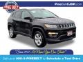 2021 Diamond Black Crystal Pearl Jeep Compass Latitude 4x4  photo #1