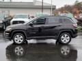2021 Diamond Black Crystal Pearl Jeep Compass Latitude 4x4  photo #3