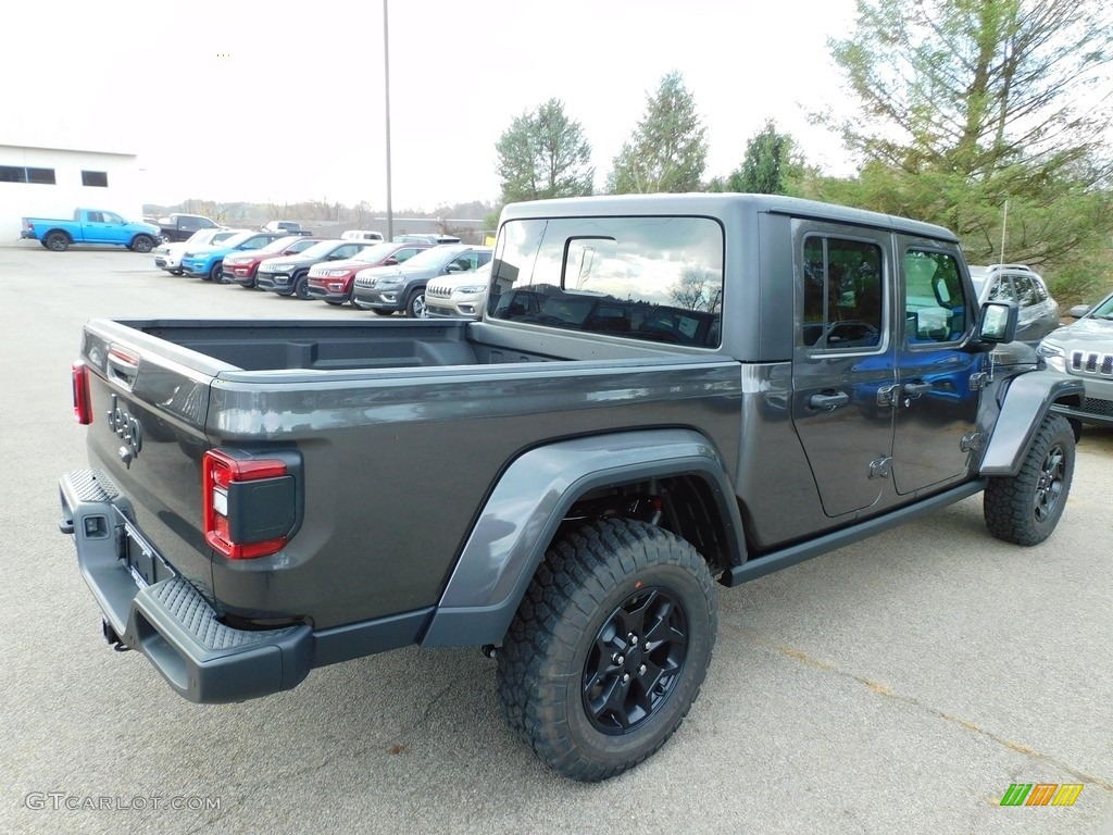 Granite Crystal Metallic 2021 Jeep Gladiator Willys 4x4 Exterior Photo #140209155