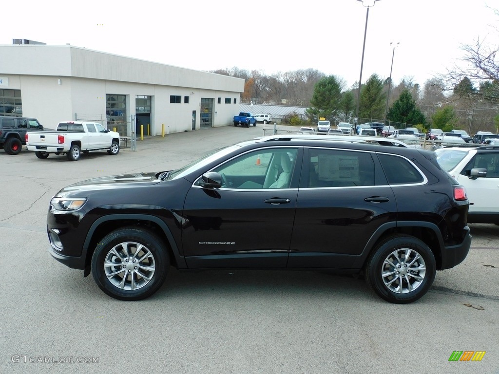 Sangria Metallic 2021 Jeep Cherokee Latitude Lux 4x4 Exterior Photo #140209572