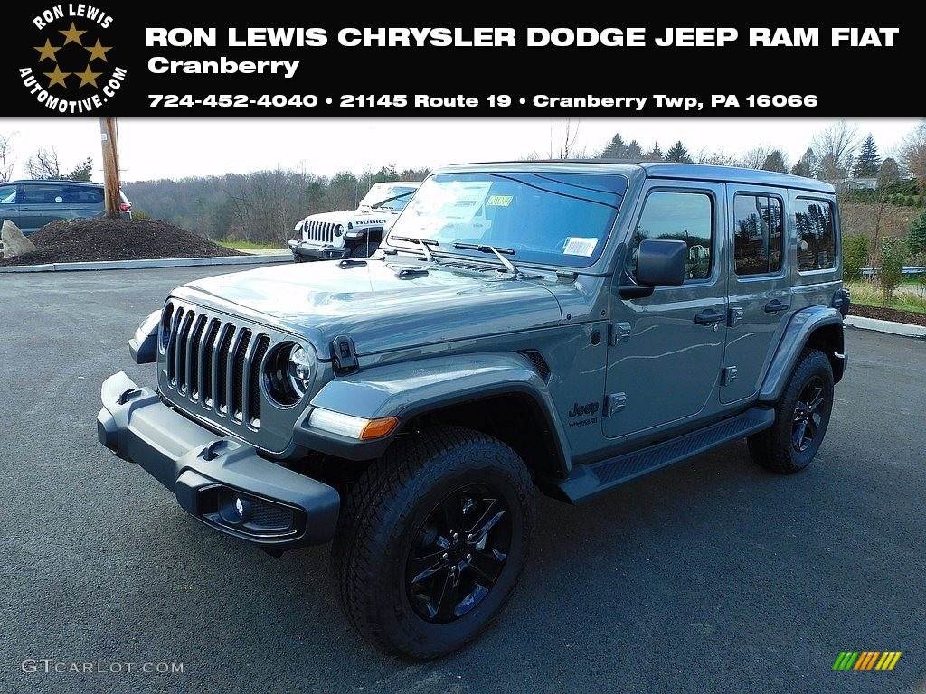 2021 Wrangler Unlimited Sahara Altitude 4x4 - Sting-Gray / Black photo #1