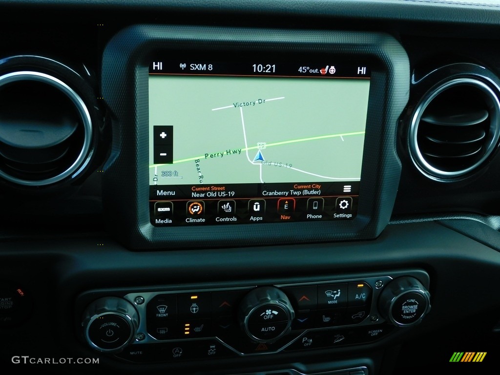 2021 Jeep Wrangler Unlimited Sahara Altitude 4x4 Navigation Photo #140210333