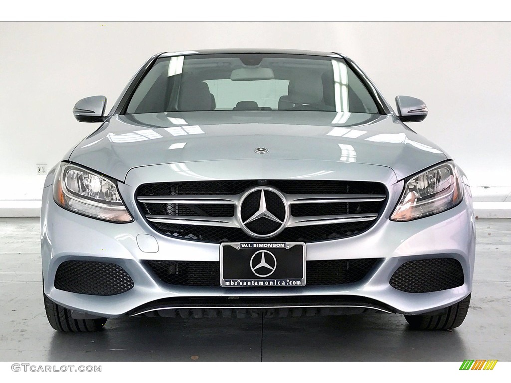 2018 C 300 Sedan - Diamond Silver Metallic / Crystal Grey/Black photo #2