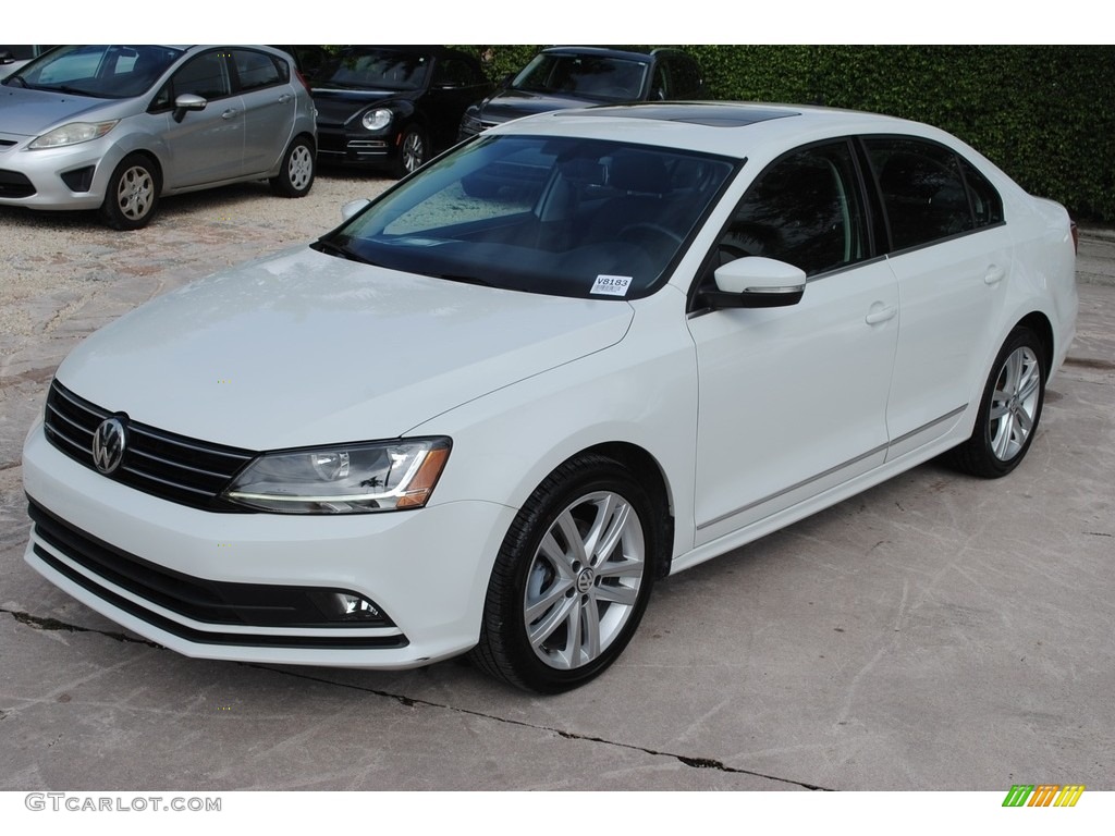 2017 Jetta SEL - Pure White / Titan Black photo #4