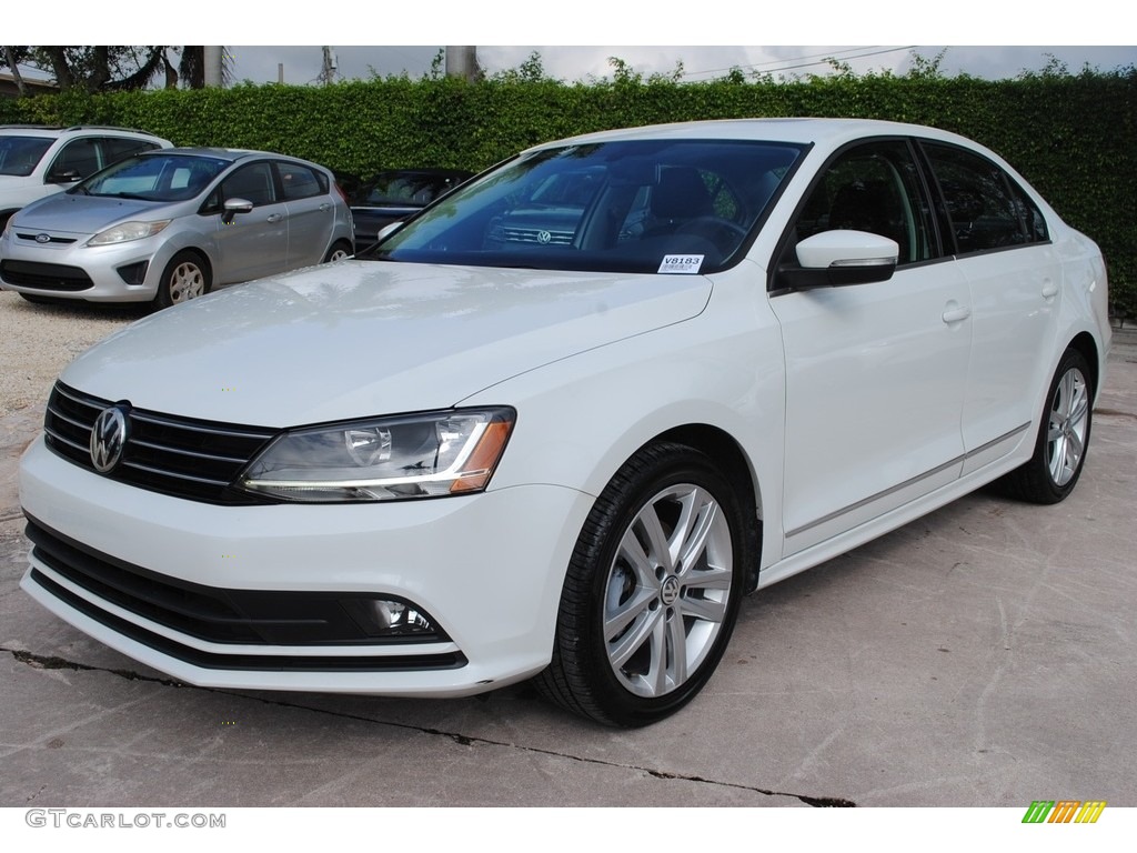 Pure White 2017 Volkswagen Jetta SEL Exterior Photo #140210954