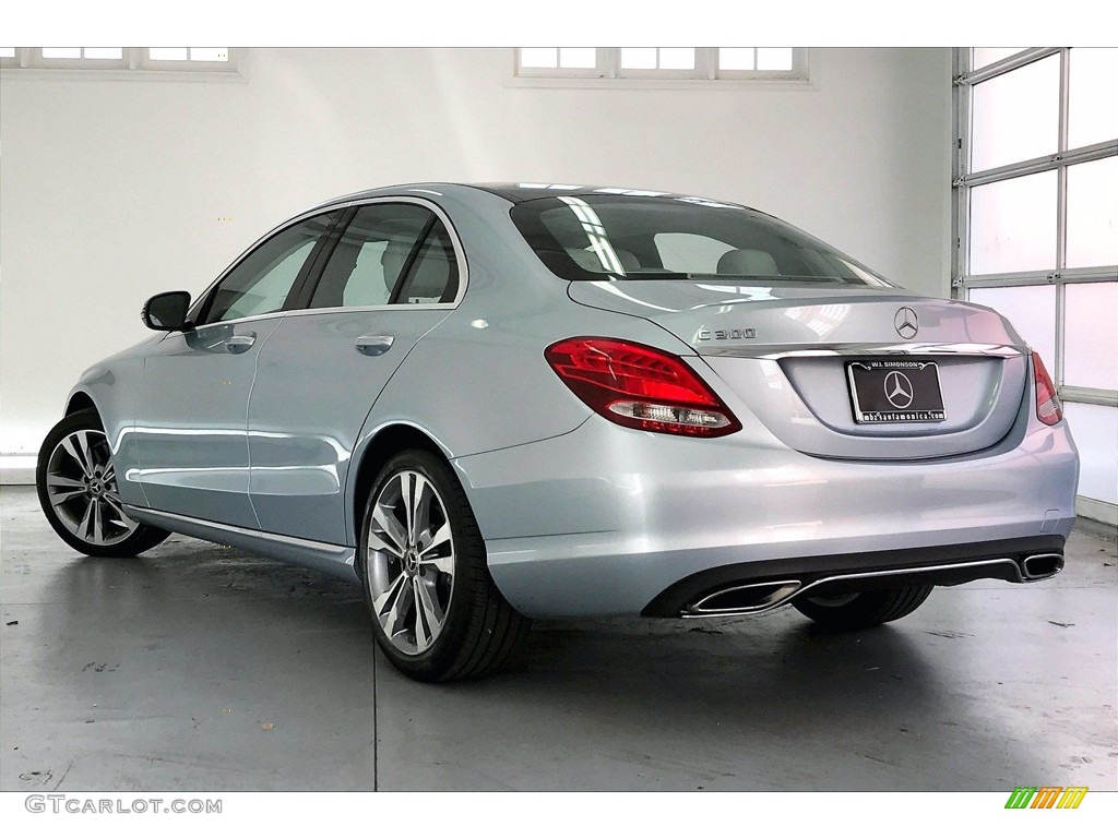 2018 C 300 Sedan - Diamond Silver Metallic / Crystal Grey/Black photo #10