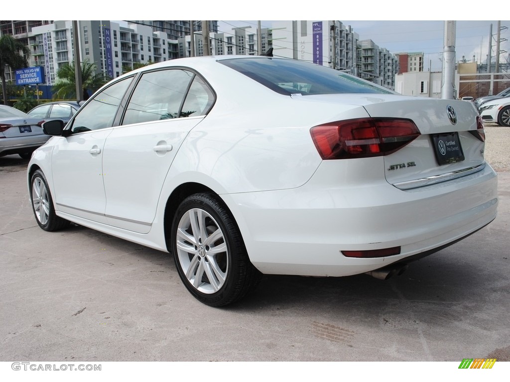 2017 Jetta SEL - Pure White / Titan Black photo #7