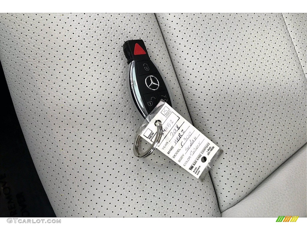 2018 C 300 Sedan - Diamond Silver Metallic / Crystal Grey/Black photo #11