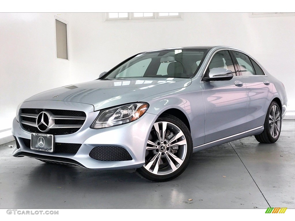 2018 C 300 Sedan - Diamond Silver Metallic / Crystal Grey/Black photo #12