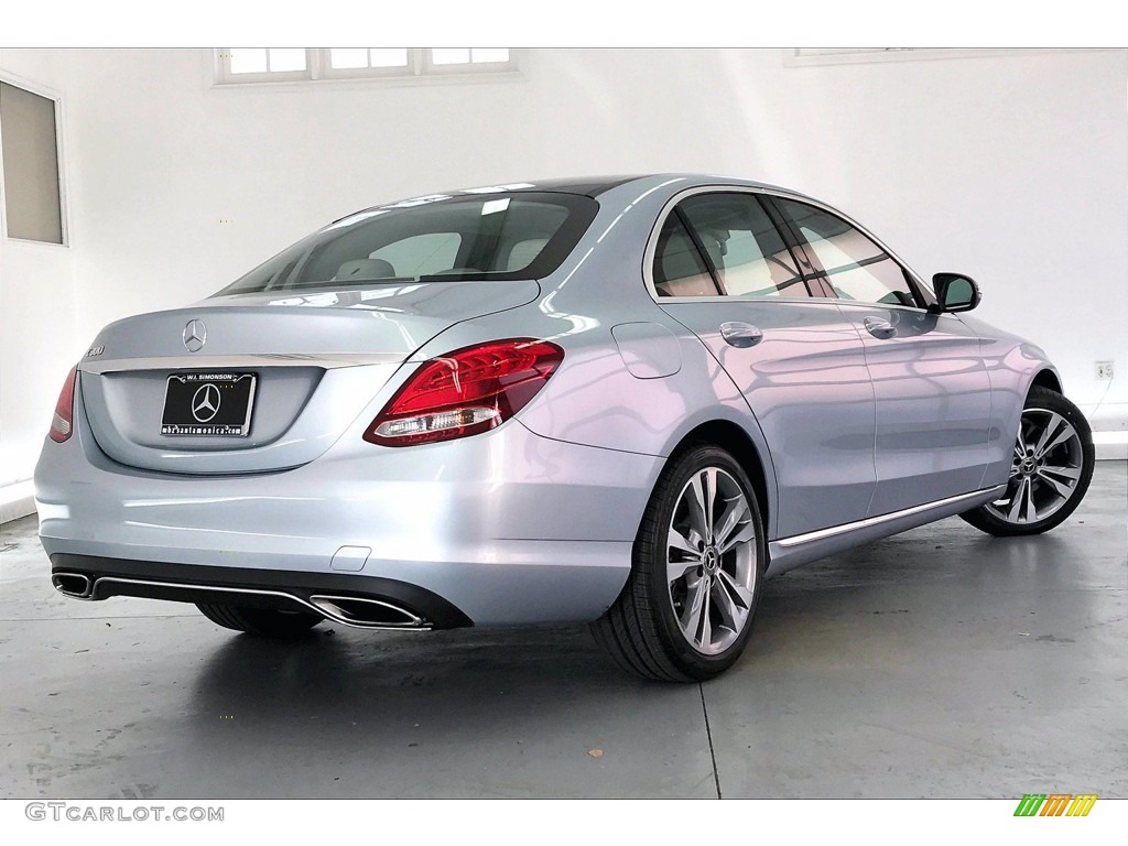 2018 C 300 Sedan - Diamond Silver Metallic / Crystal Grey/Black photo #13