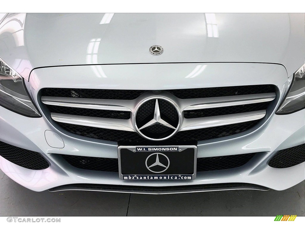 2018 C 300 Sedan - Diamond Silver Metallic / Crystal Grey/Black photo #30