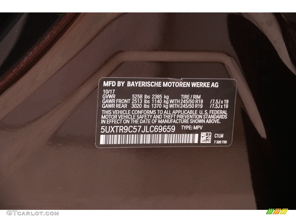 2018 X3 xDrive30i - Terra Brown Metallic / Oyster photo #26
