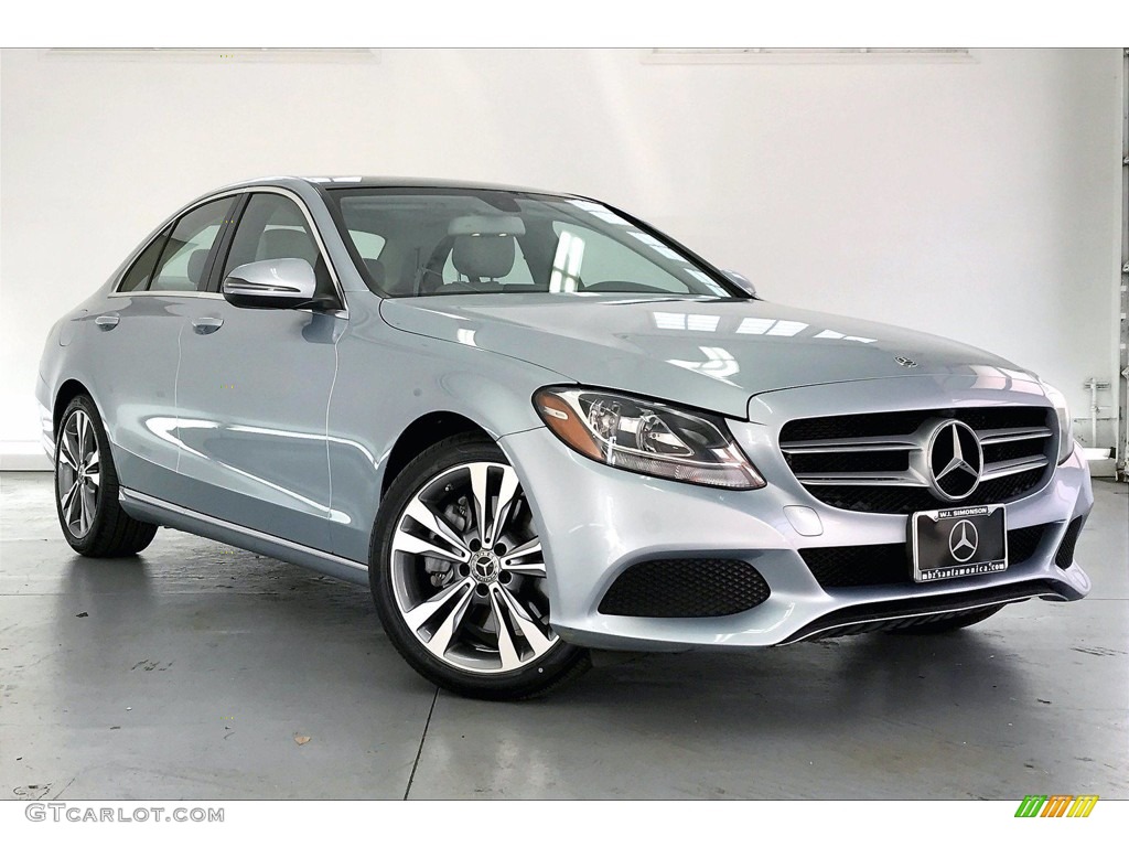 2018 C 300 Sedan - Diamond Silver Metallic / Crystal Grey/Black photo #34