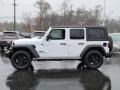 2021 Bright White Jeep Wrangler Unlimited Sport Altitude 4x4  photo #3