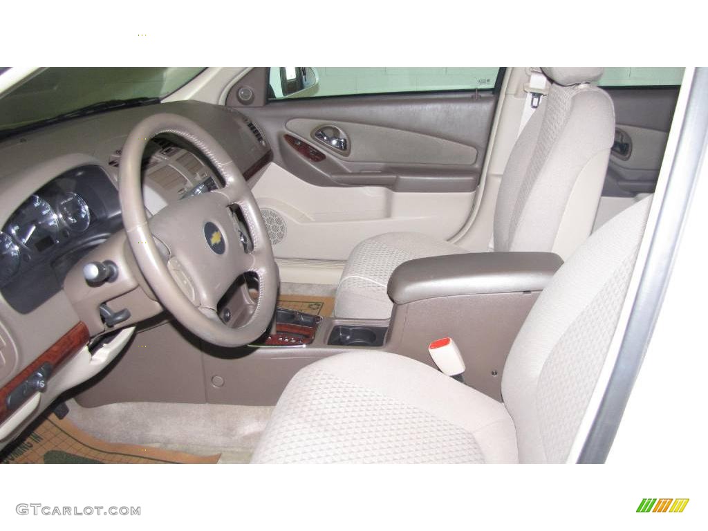 2008 Malibu Classic LT Sedan - White / Cashmere Beige photo #11