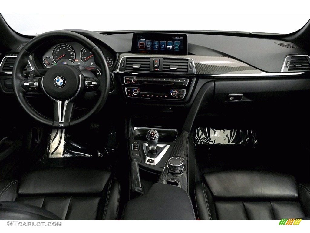 2017 BMW M4 Convertible Black Dashboard Photo #140212402