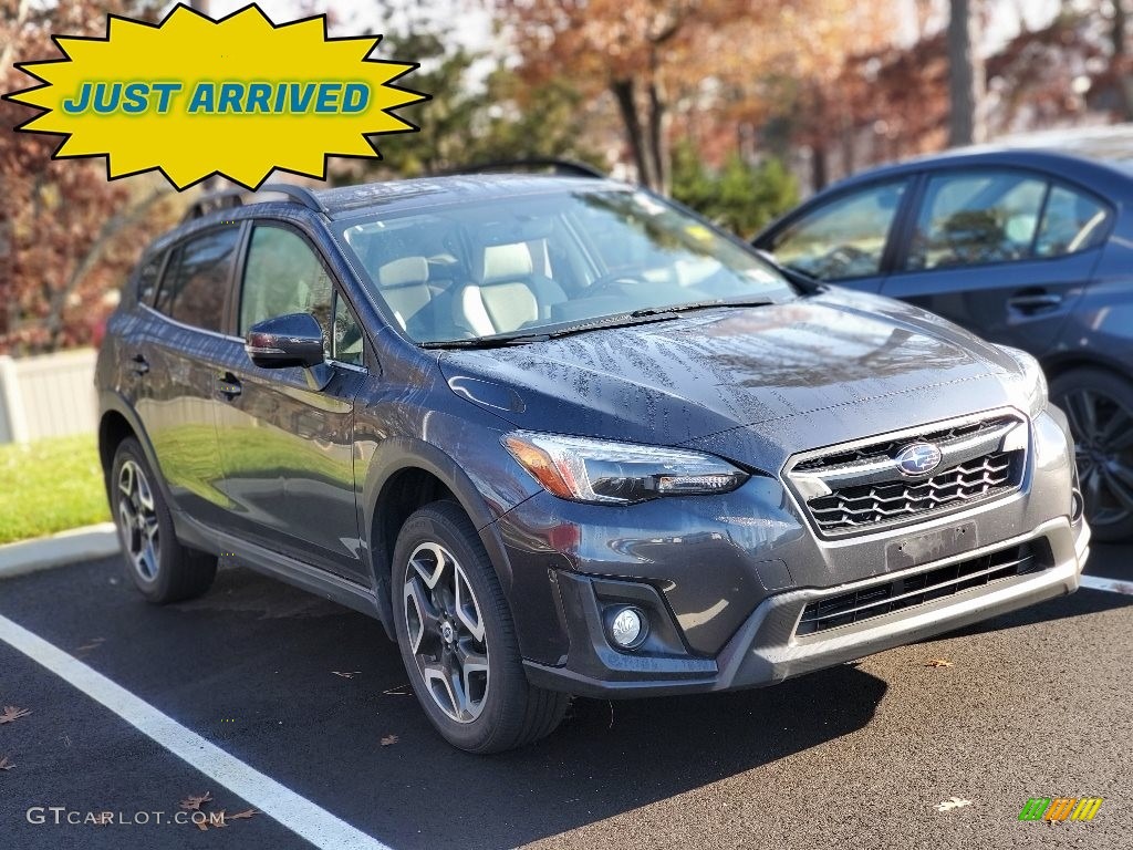 2018 Crosstrek 2.0i Limited - Dark Gray Metallic / Gray photo #1