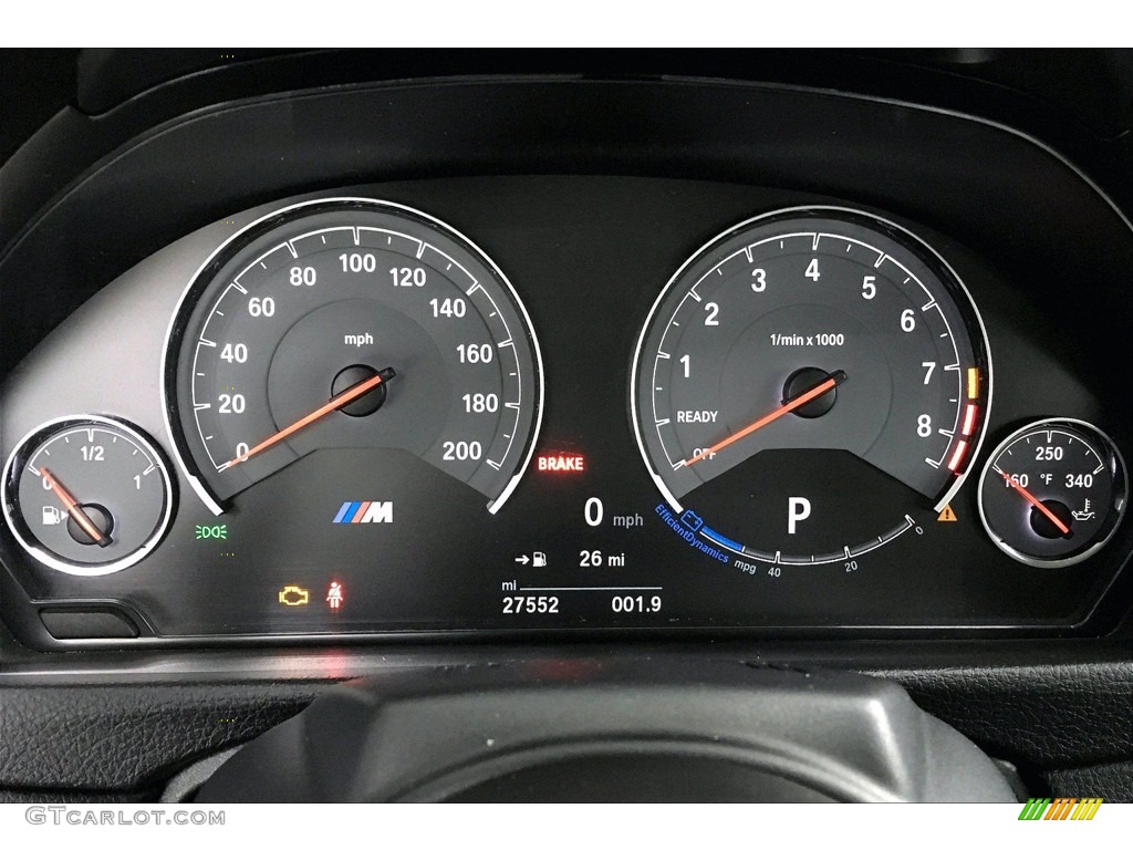2017 BMW M4 Convertible Gauges Photos