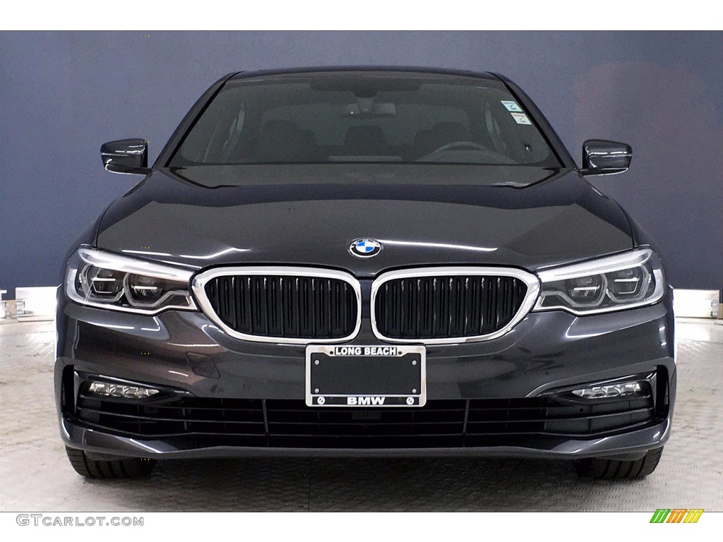 2017 5 Series 540i Sedan - Dark Graphite Metallic / Black photo #2