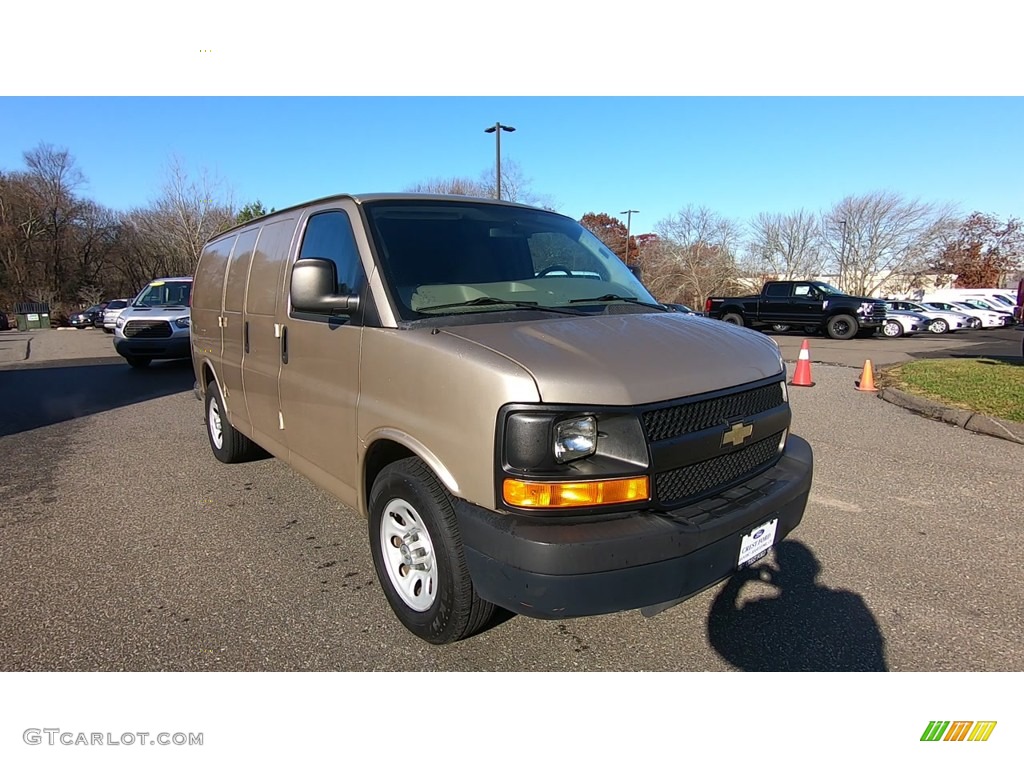 2012 Express 1500 Cargo Van - Sandstone Metallic / Neutral photo #1