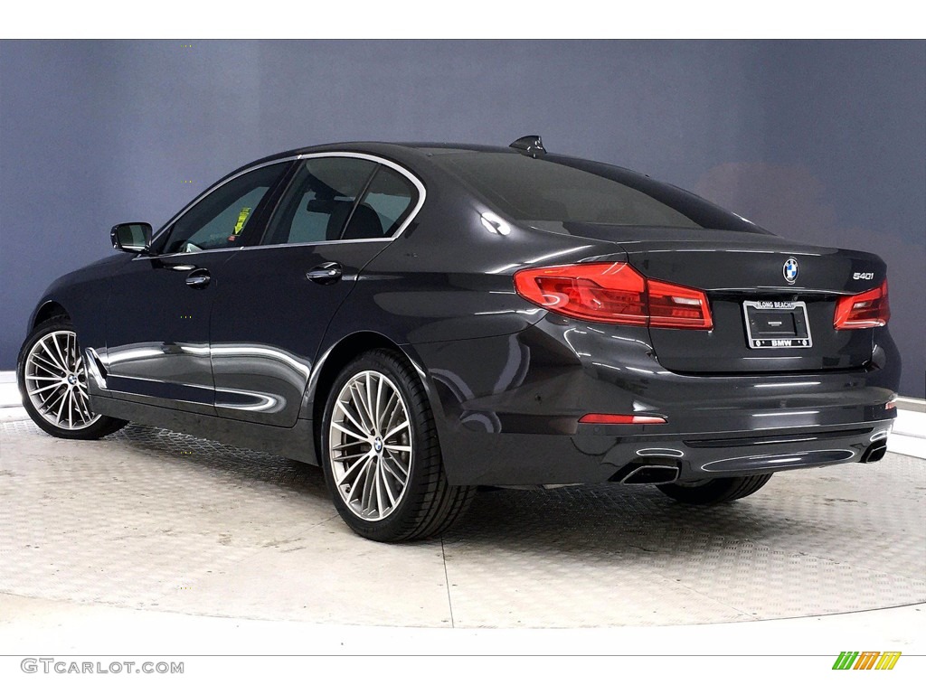 2017 5 Series 540i Sedan - Dark Graphite Metallic / Black photo #10
