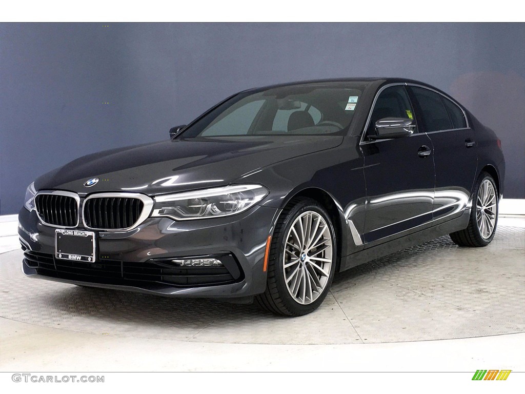 2017 5 Series 540i Sedan - Dark Graphite Metallic / Black photo #12