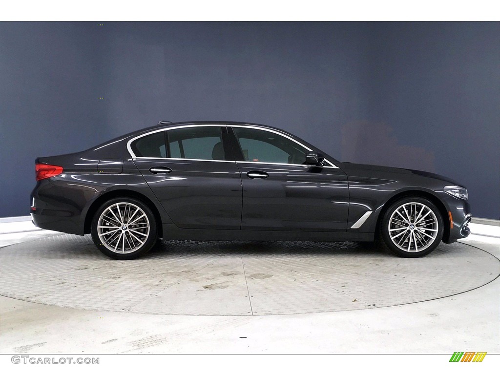 2017 5 Series 540i Sedan - Dark Graphite Metallic / Black photo #14