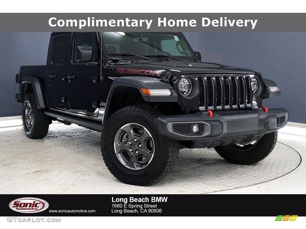 2020 Gladiator Rubicon 4x4 - Black / Black photo #1