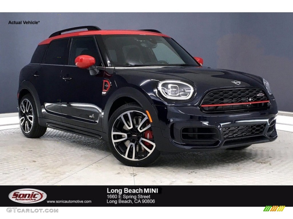 2021 Countryman John Cooper Works All4 - Enigmatic Black Metallic / Carbon Black/Dinamica photo #1