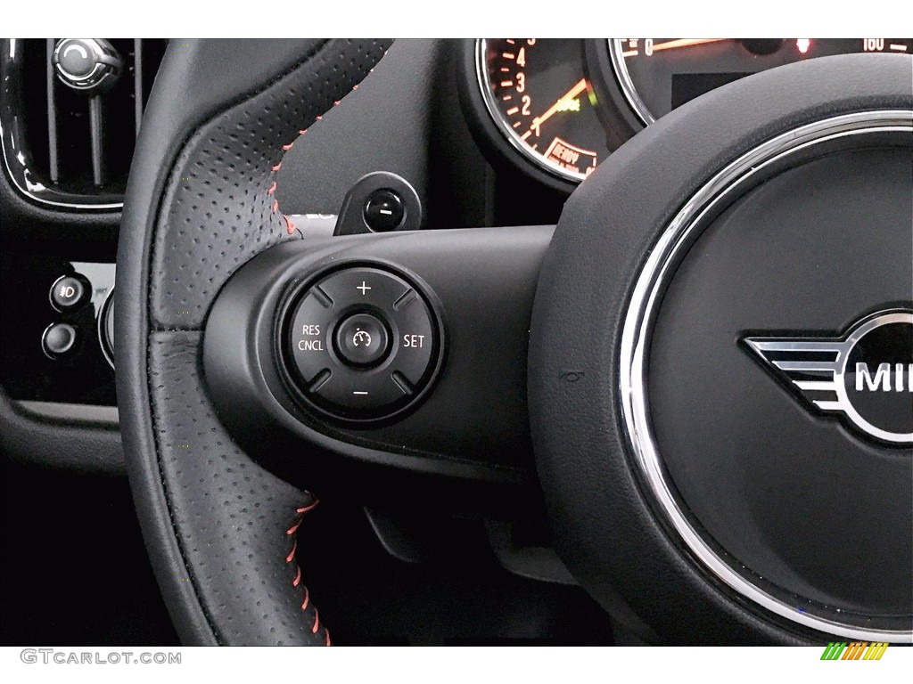 2020 Mini Countryman Cooper S Carbon Black Steering Wheel Photo #140215212