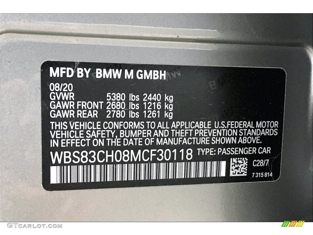 2021 M5 Sedan - Domington Grey Metallic / Black photo #18