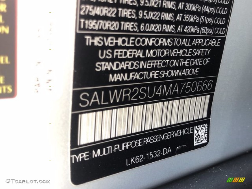 2021 Range Rover Sport HSE Silver Edition - Hakuba Silver Metallic / Ivory/Ebony photo #32