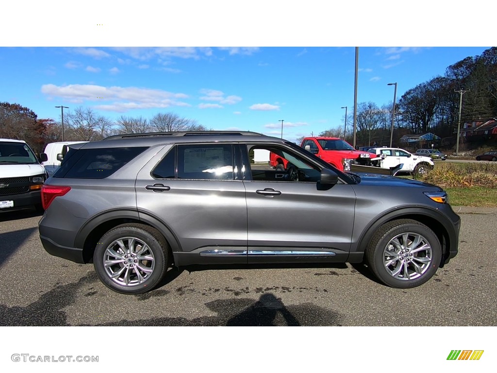 2021 Explorer XLT 4WD - Carbonized Gray Metallic / Ebony photo #8