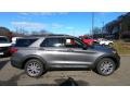 Carbonized Gray Metallic 2021 Ford Explorer XLT 4WD Exterior