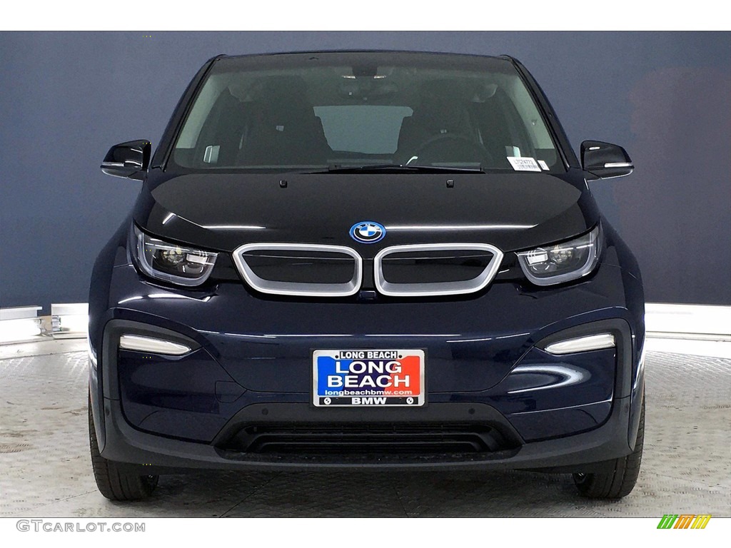 2020 i3 with Range Extender - Imperial Blue Metallic / Tera Dark Truffle photo #2