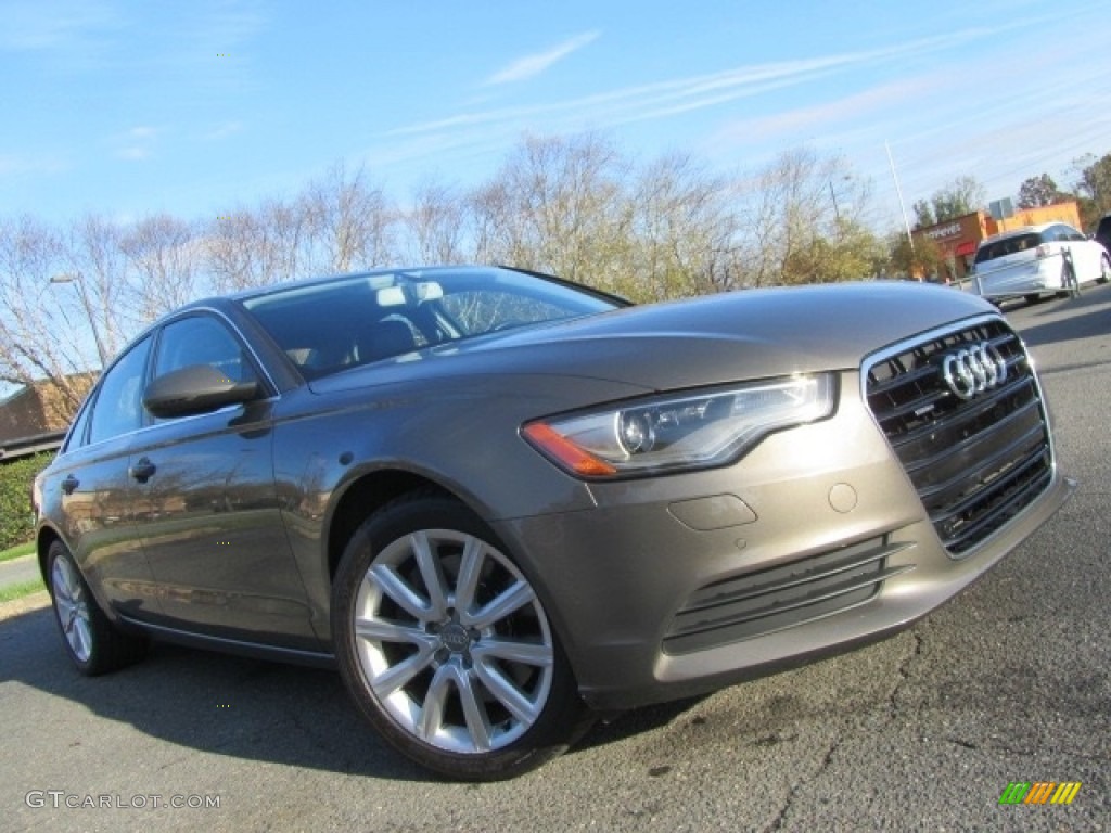 2014 A6 2.0T quattro Sedan - Dakota Gray Metallic / Black photo #1