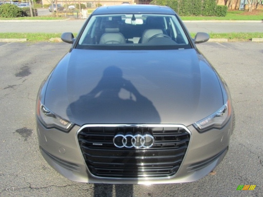 2014 A6 2.0T quattro Sedan - Dakota Gray Metallic / Black photo #5