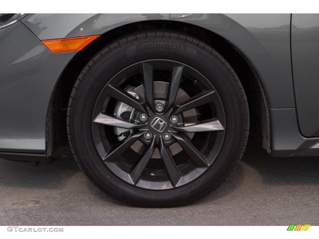 2021 Civic EX Hatchback - Modern Steel Metallic / Black photo #10