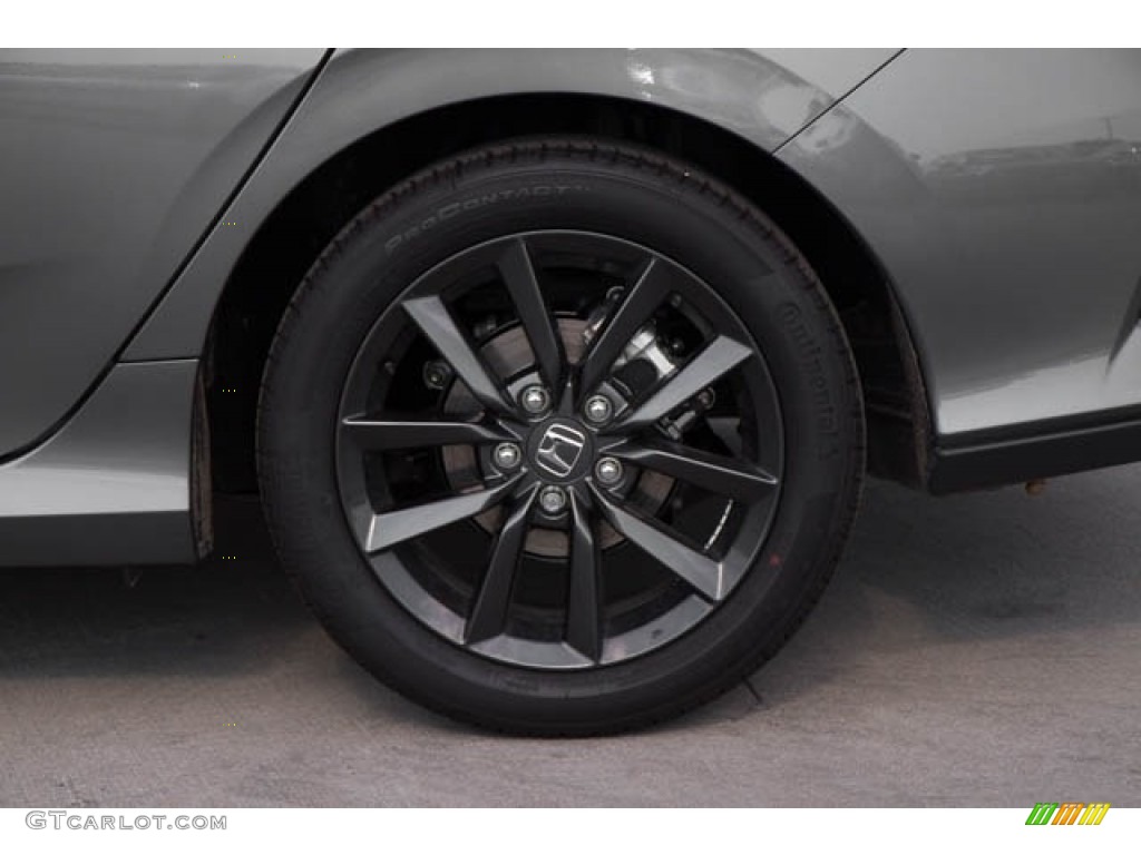 2021 Civic EX Hatchback - Modern Steel Metallic / Black photo #11