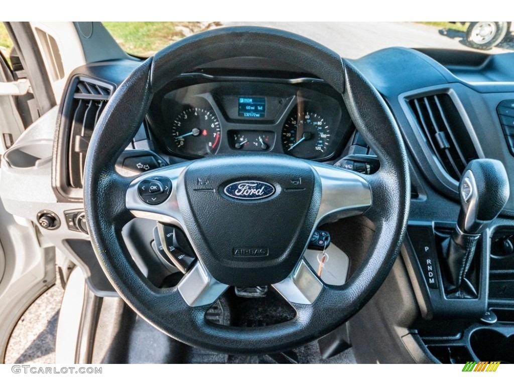 2016 Ford Transit 250 Van XL LR Regular Pewter Steering Wheel Photo #140218399