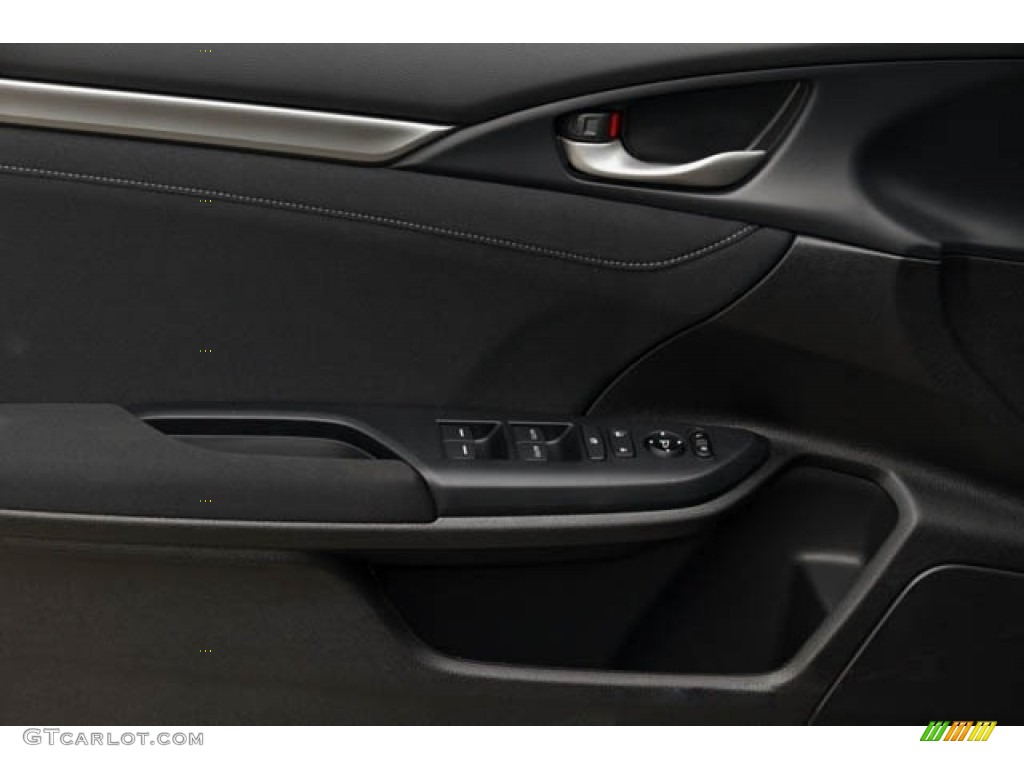 2021 Civic EX Hatchback - Modern Steel Metallic / Black photo #32