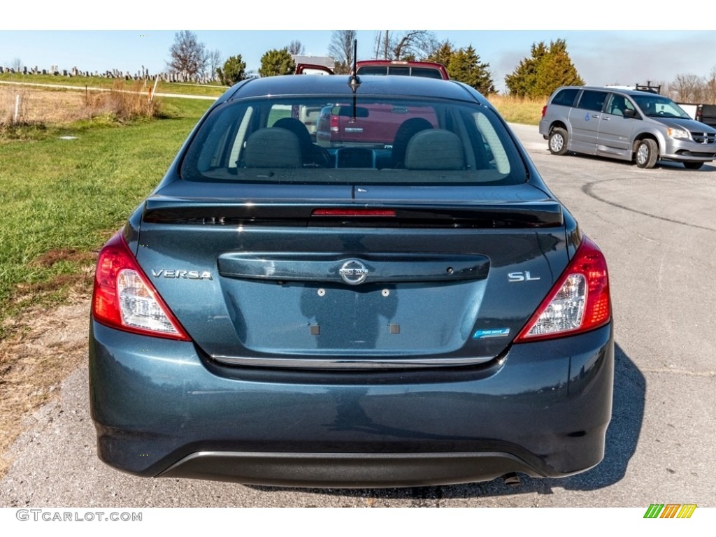 2016 Versa S Sedan - Graphite Blue / Charcoal photo #5