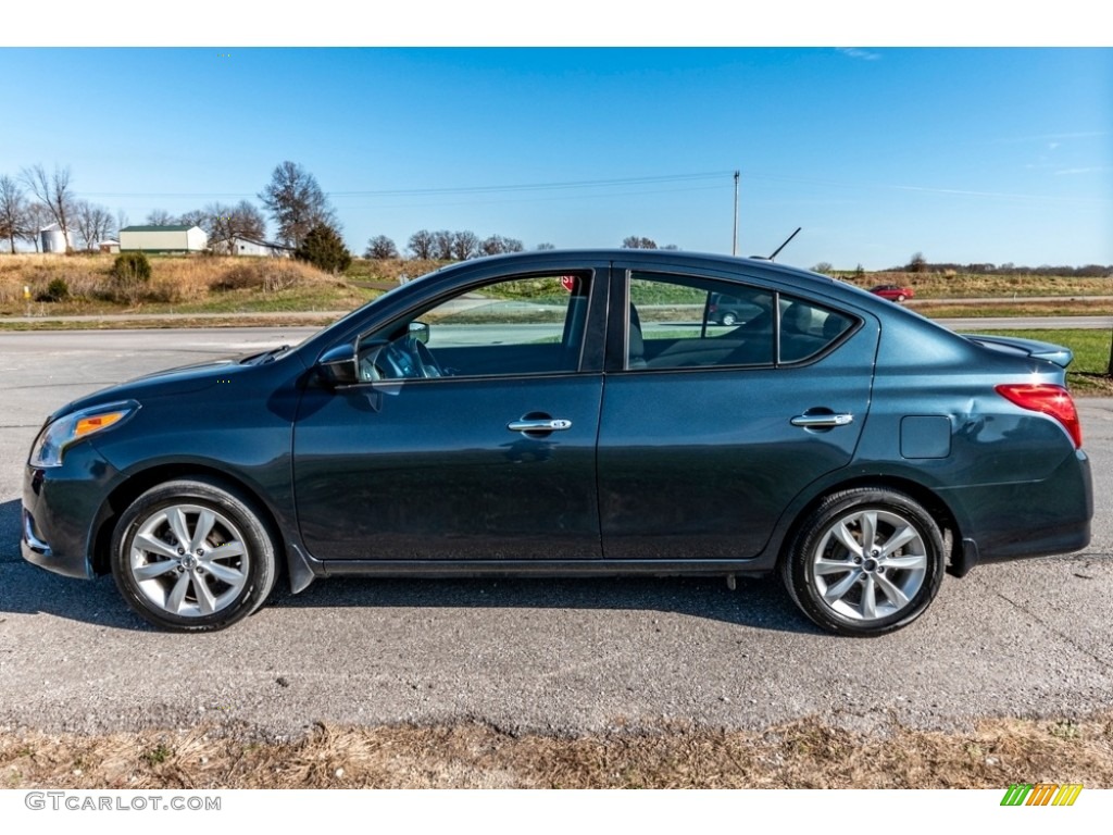 2016 Versa S Sedan - Graphite Blue / Charcoal photo #7